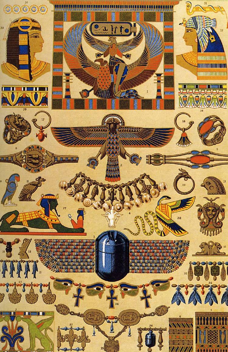 Символы и орнаменты древнего Египта