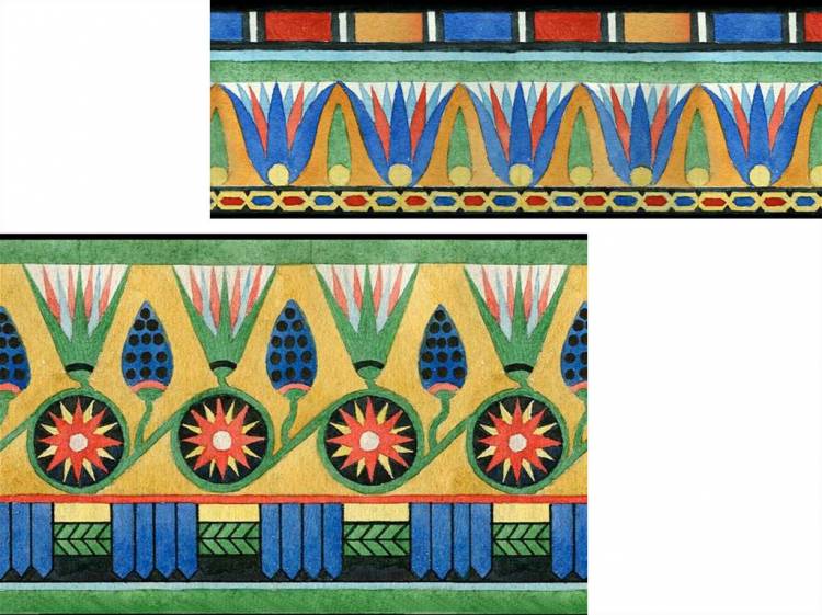 Растительный орнамент в искусстве Древнего Египта