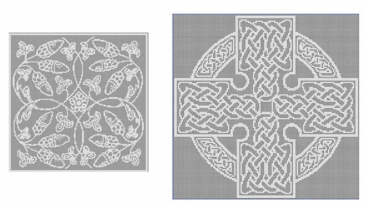 Кельтские узоры в работах дизайнеров по текстилю