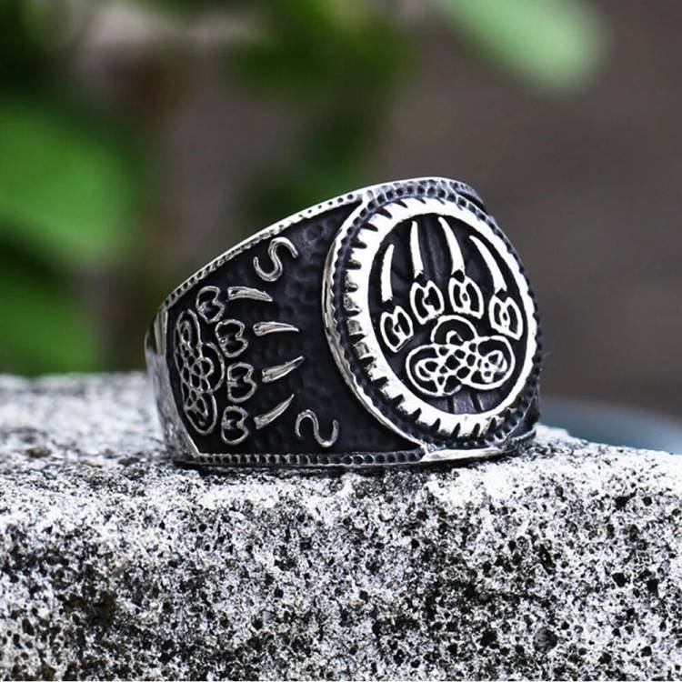 Винтажное кольцо с искусственным когтем, кольцо в стиле панк из нержавеющей стали, кельтский узел для мужчин и женщин, парные байкерские кольца, модные ювелирные изделия, подарки, оптовая продажа