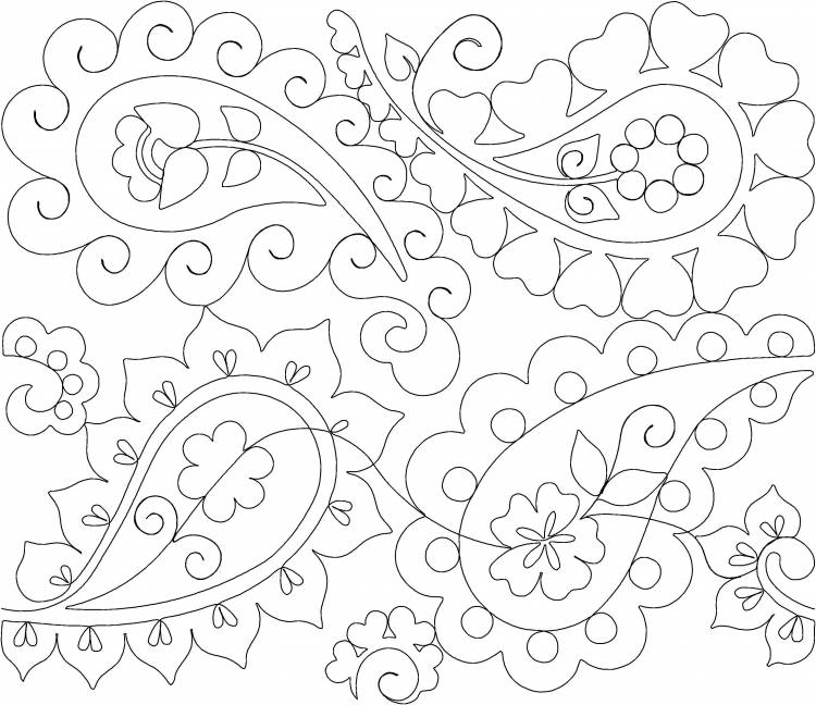 Татарский орнамент раскраска