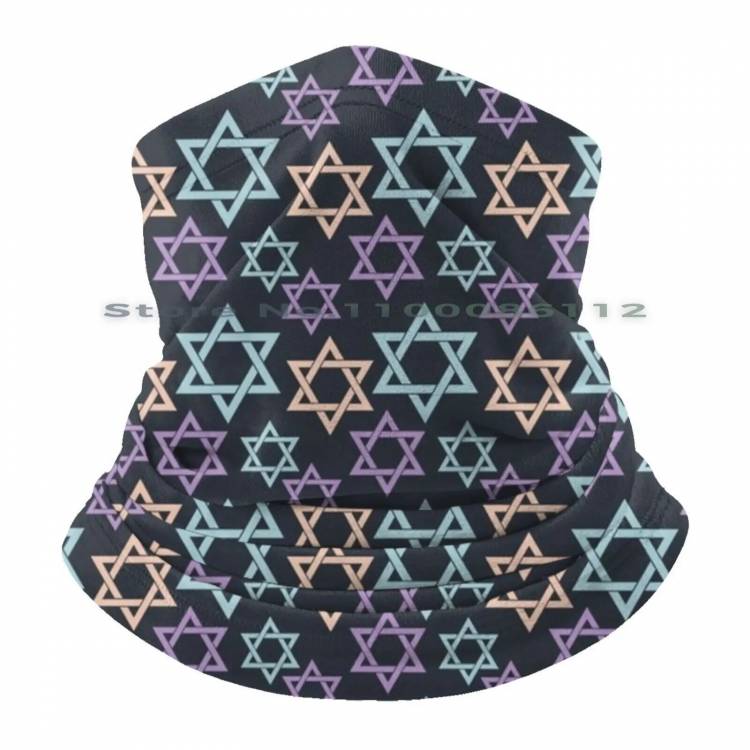 Облегающие шапки с рисунком еврейской звезды, вязаная шапка, Израиль, иврит, звезда Дэвида, иудаизм, еврейские люди, мирный еврейский узор, еврейские женщины