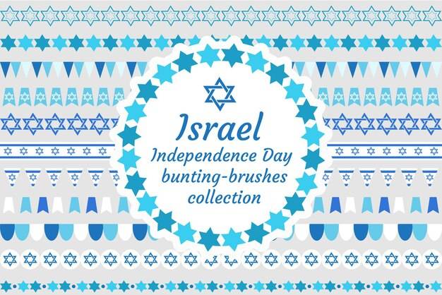 Коллекция кистей ко дню независимости израиля