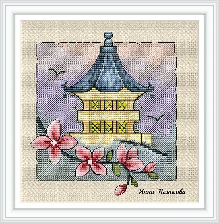 Breath of the East Cross Stitch Pattern
