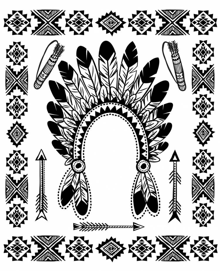 Орнаменты и узоры индейцев Северной Америки