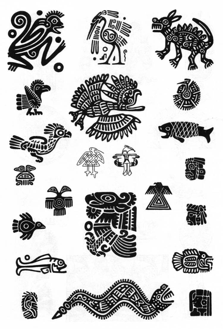 Америка (до Колумба) индейские орнаменты узоры
