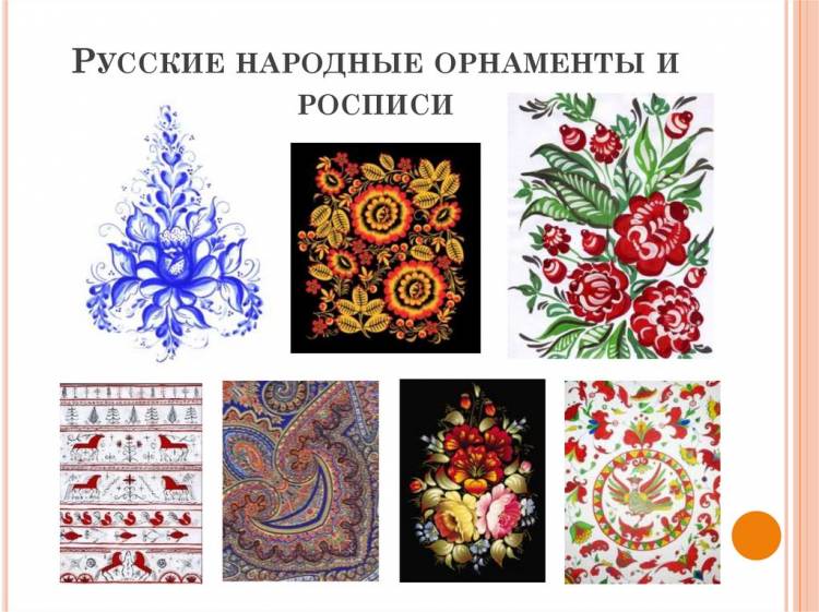 Русские народные орнаменты и росписи