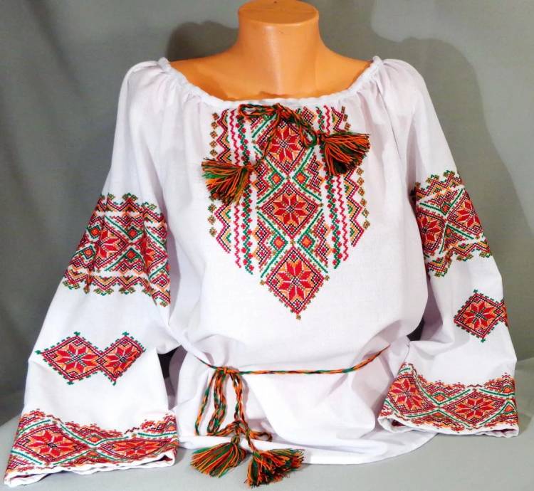 Русские народные узоры на одежде