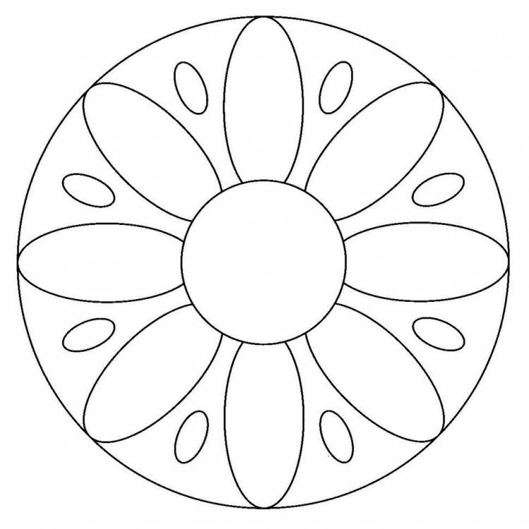 Как нарисовать орнамент в круге