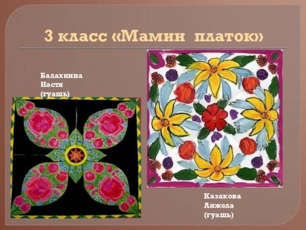 Идеи для срисовки платок русский 
