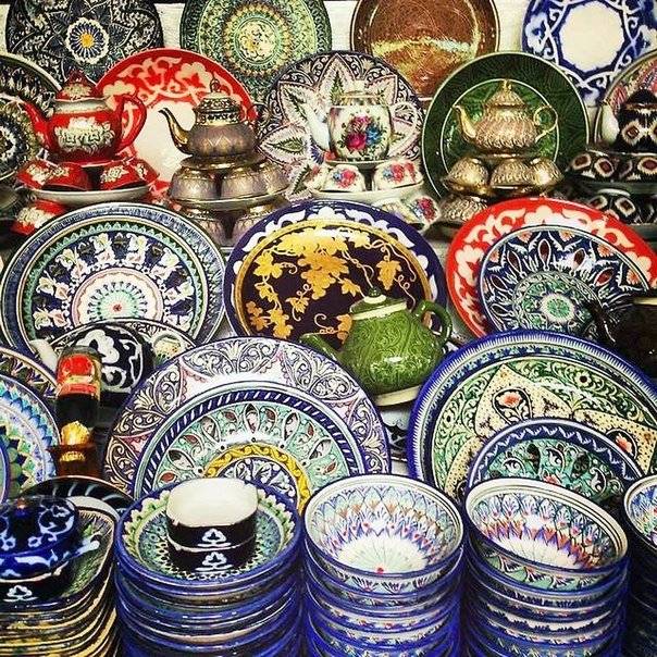 Как называются узбекские тарелки