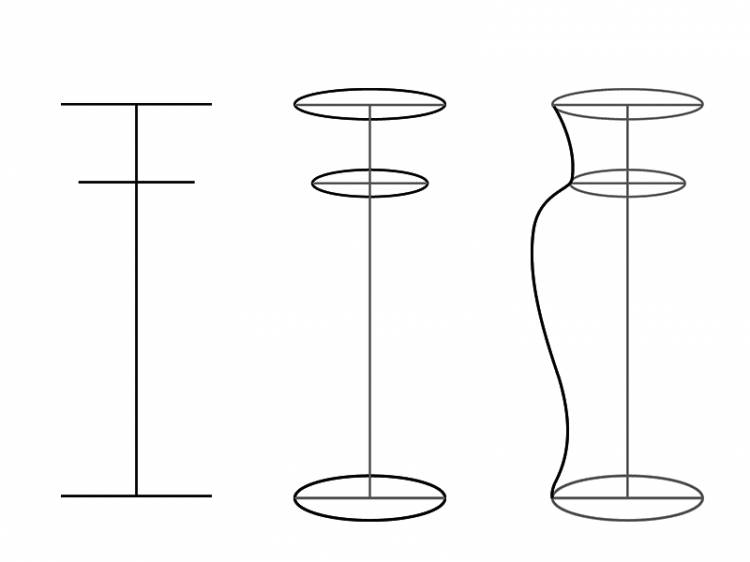 Как нарисовать вазу? Как поэтапно нарисовать карандашом вазу с цветами, с фруктами?
