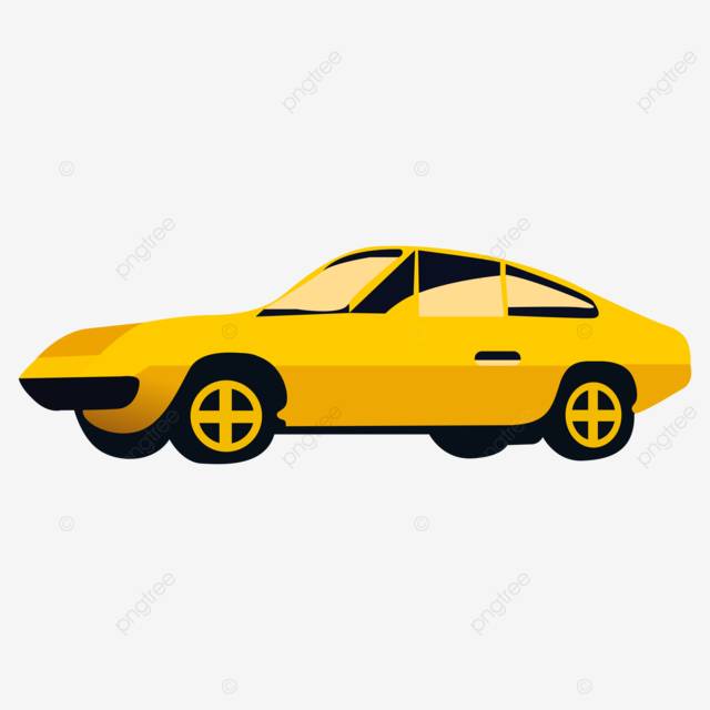 Простой плоский ручной рисунок мультяшный желтый автомобиль вектор PNG , мультфильм желтая машина, рука нарисовать желтую машину, желтая машина PNG картинки и пнг рисунок для бесплатной загрузки