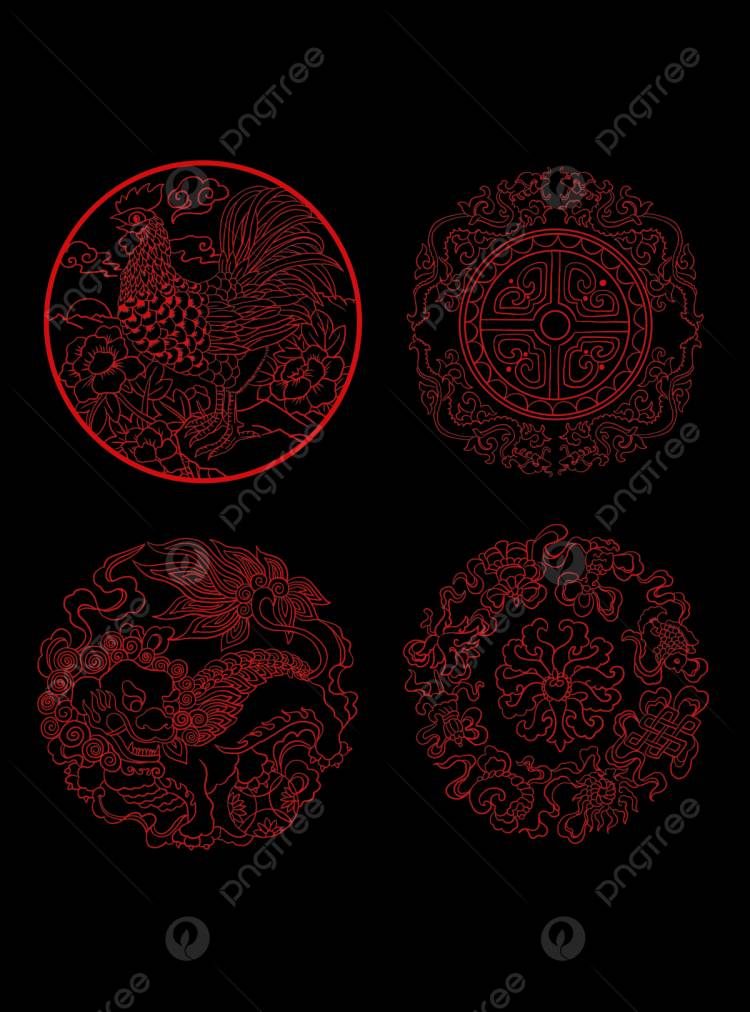 китайский традиционный узор PNG , затенение, Китайский образец, круглый рисунок PNG картинки и пнг PSD рисунок для бесплатной загрузки