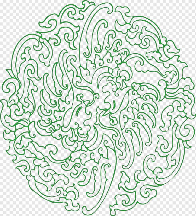 Узор, Зеленые фоновые узоры, лист, китайский стиль, геометрический узор png