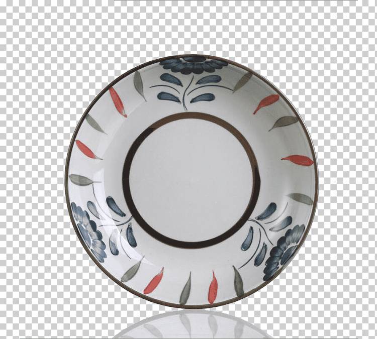 Тарелка Фарфоровая Блюдце Блюдо, Узор тарелки, геометрический рисунок, ретро рисунок, волновой рисунок png