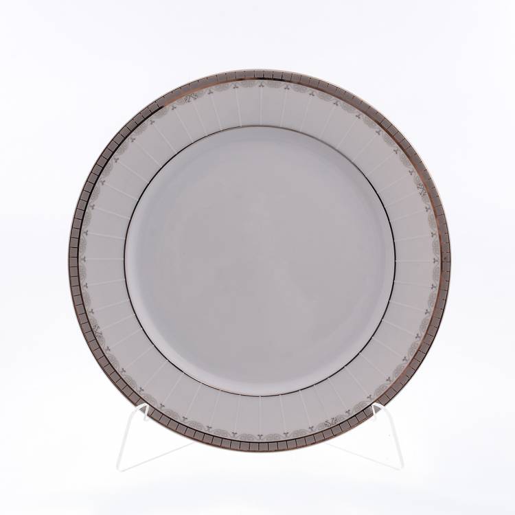 Набор тарелок Thun Опал Платиновая лента