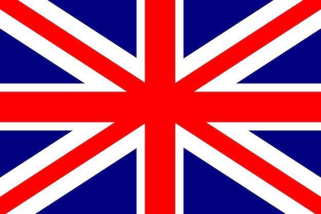 Британский флаг флаг соединенного королевства великобритании иллюстрация вектор государственного символа
