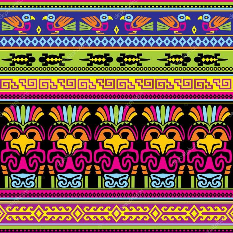 мексиканские орнаменты и узоры