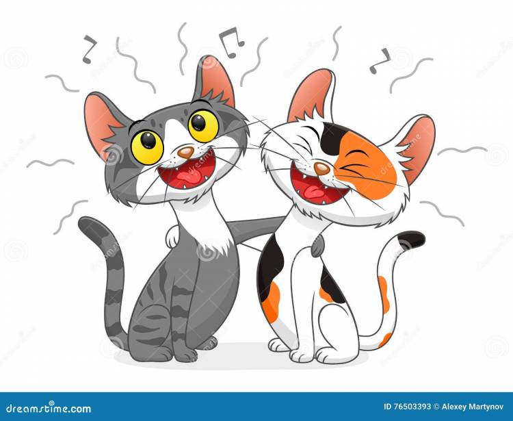 Два нарисованных котика (много фото)