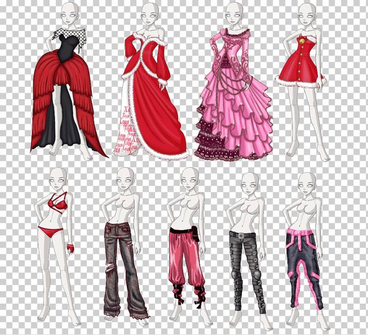 Дизайн костюма Платье Одежда Рисование, платье, мода, иллюстрация моды, вымышленный персонаж png