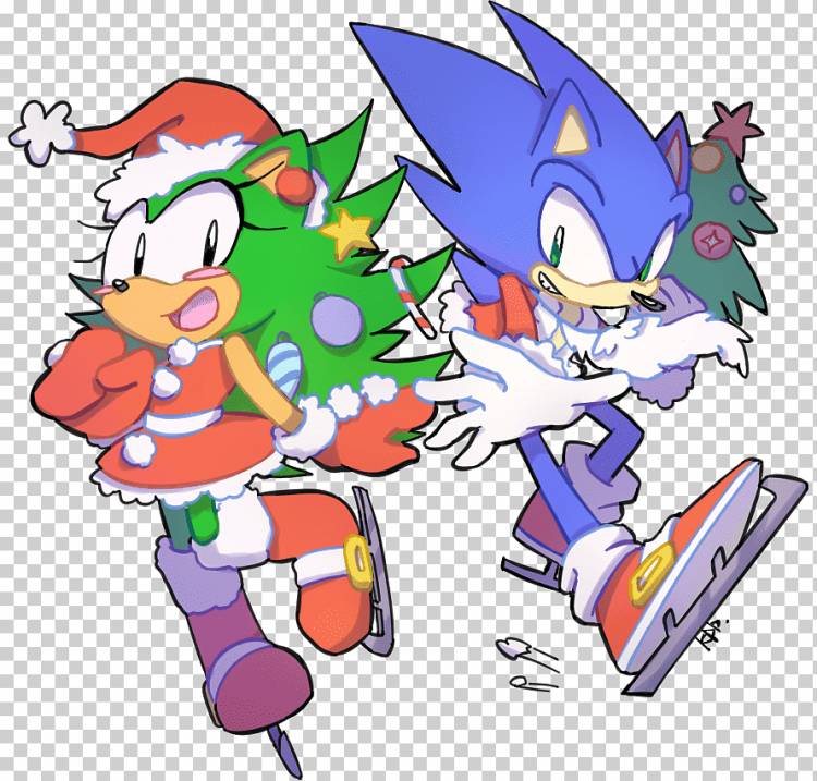 Ежик Sonic Sonic Runners Рождественская елка Sonic Adventure