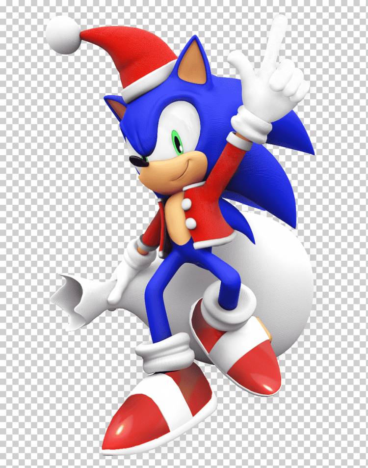 Эми Роуз Санта-Клаус Sonic Runners Рождественская открытка, Санта-Клаус, праздники, sonic The Hedgehog, компьютерные обои png