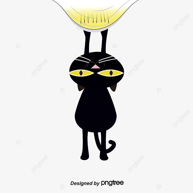 мультфильм нарисовал черную кошку нуля PNG , кошка клипарт, мультфильм кот, нарисованный кот PNG картинки и пнг PSD рисунок для бесплатной загрузки