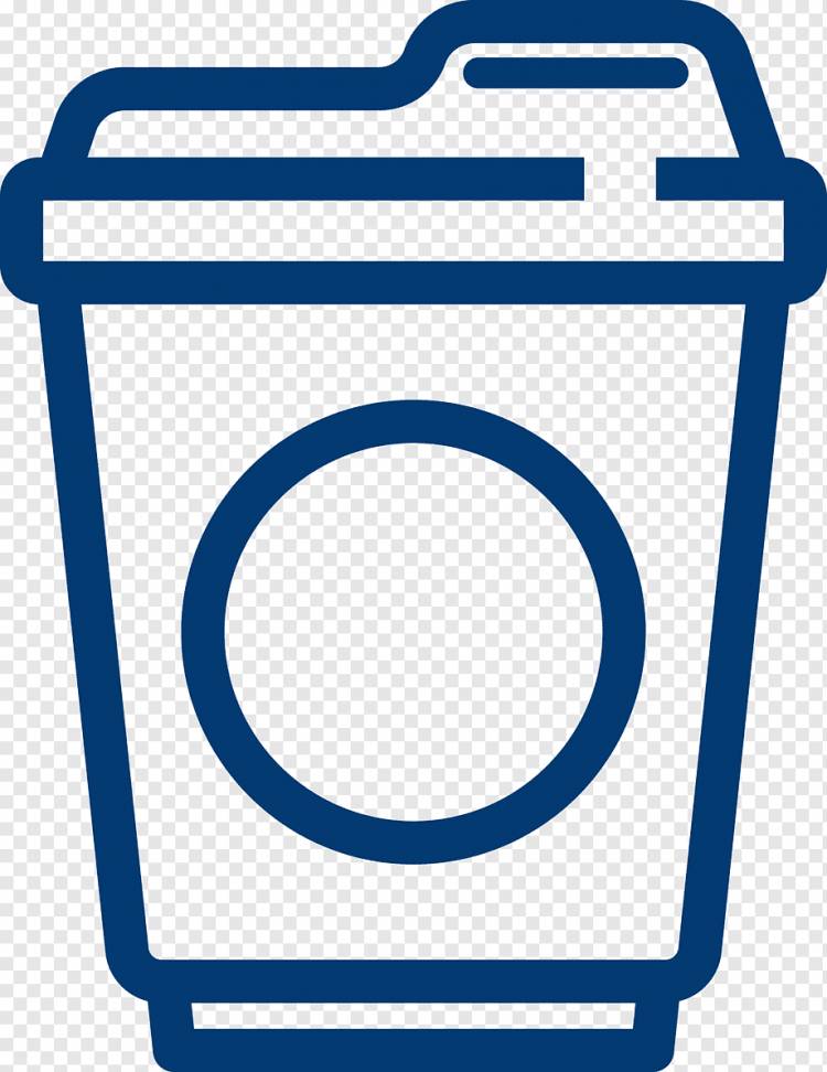Кофе, бумажный стаканчик, кофейная щетка, синий, текст, логотип png