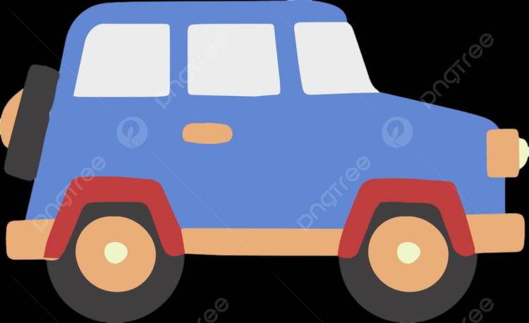 нарисованная рукой иллюстрация автомобиля Suv изолированная на предпосылке PNG , быстро, спорт, иллюстрация PNG картинки и пнг рисунок для бесплатной загрузки
