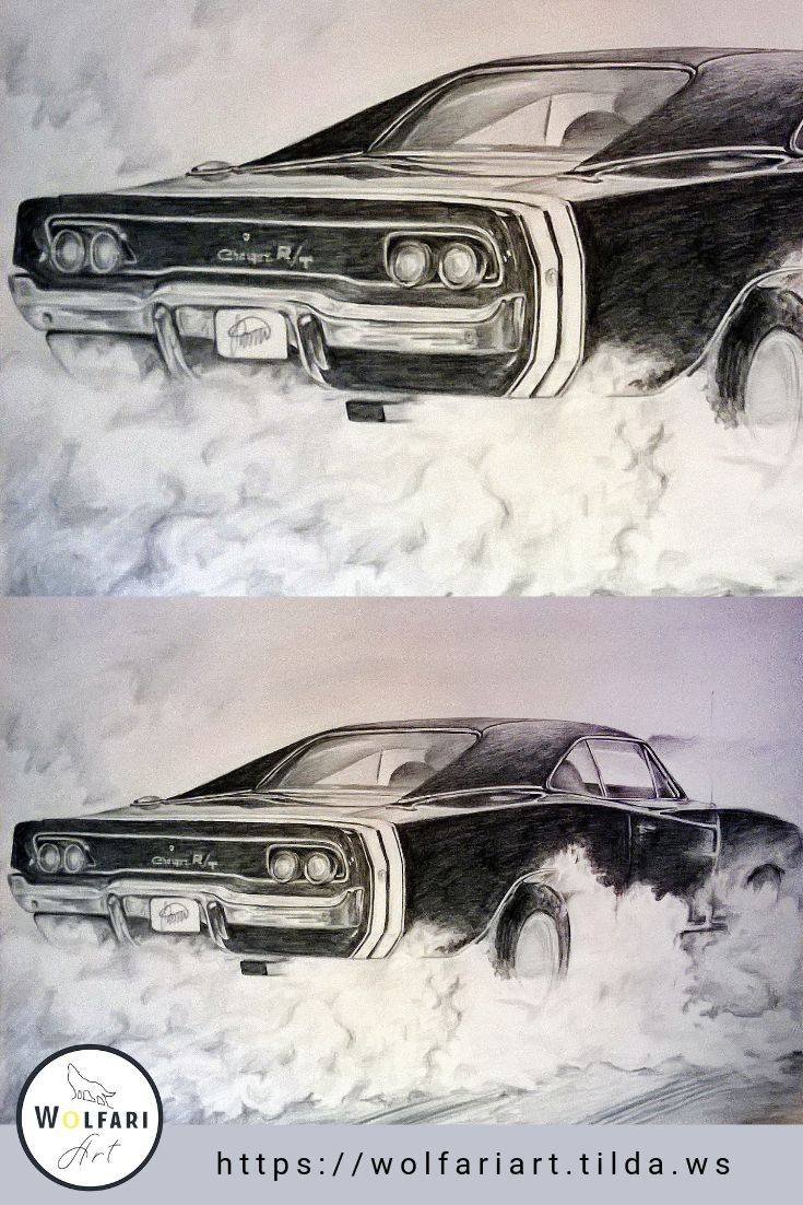 рисунок Dodge Charger R