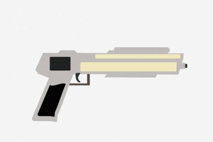 Белый пистолет Desert Eagle Pistol Мультфильм иллюстрация Ручной обращается пистолет иллюстрация PNG , Иллюстрация военного огнестрельного оружия, пустынного, Красивый пистолет PNG картинки и пнг рисунок для бесплатной загрузки