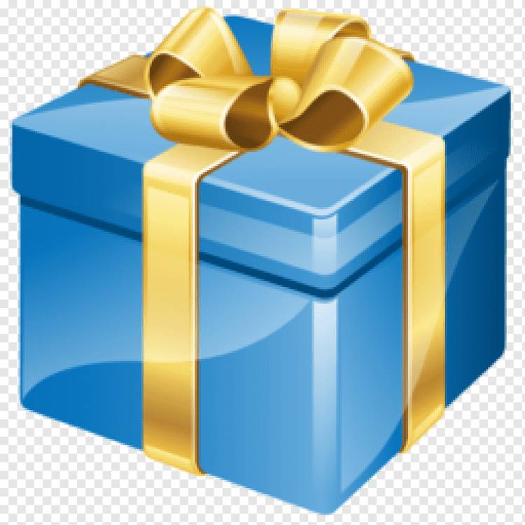 Дед Мороз Подарок Компьютерные Иконки, подарок, разное, синий, прямоугольник png