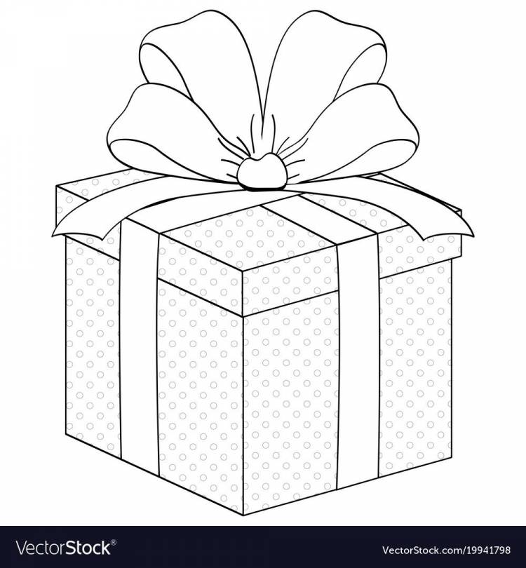Коробка подарочная рисунок