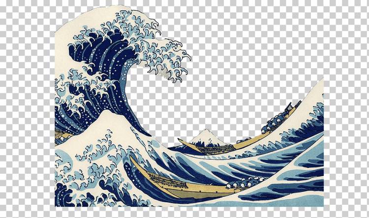 живопись морскими волнами, Великая волна от Канагава Живопись ТАРДИС AllPosters