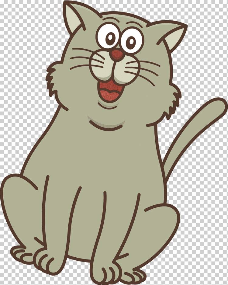 Усы котенка Wildcat Полосатый кот, раскрашенный вручную милый котенок, Акварельная живопись, млекопитающее, животные png