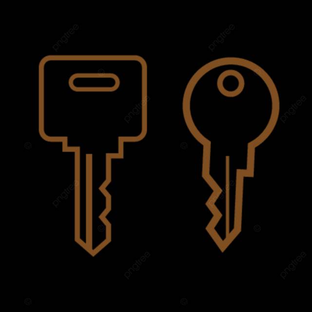 Ключ от двери дома с плоским значком разблокирует нарисованный вручную векторный значок PNG , Мультфильм, просто, материал PNG картинки и пнг рисунок для бесплатной загрузки