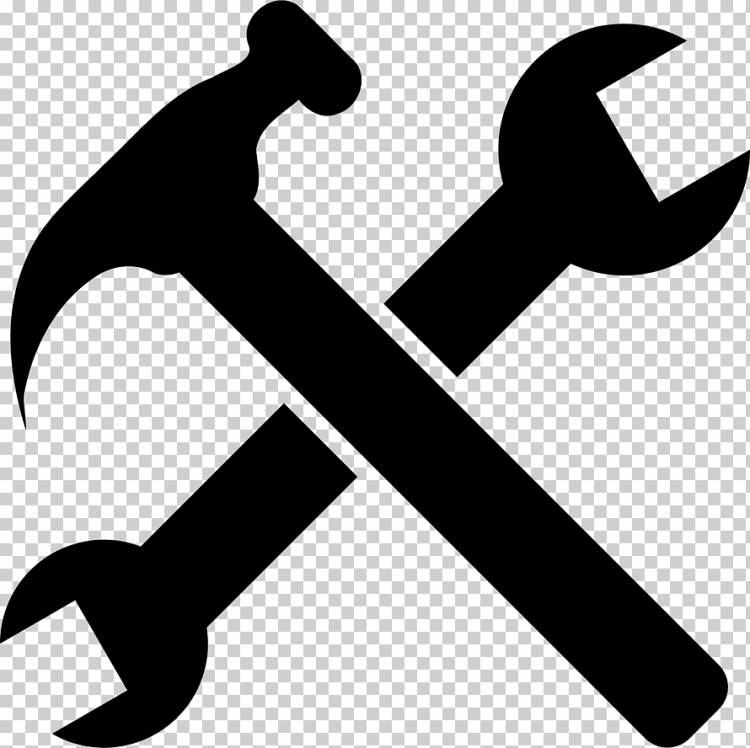 Гаечные ключи Hammer Tool Компьютерные иконки, серп и молот, угол, техника, монохромный png