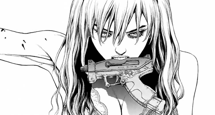 Аниме девушка с пистолетом рисунки 