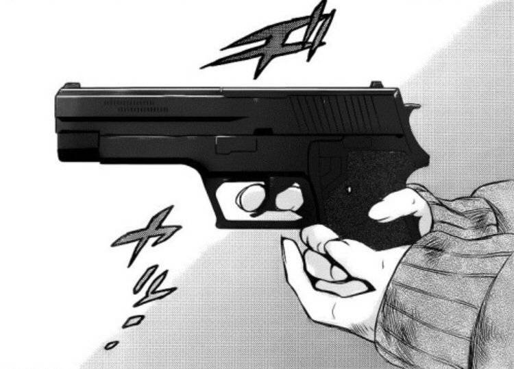 Рисунки с пистолетом аниме 