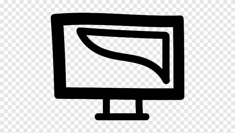 Дисплей устройства Компьютерные иконки Компьютерные мониторы, рисованной компьютер, угол, текст png