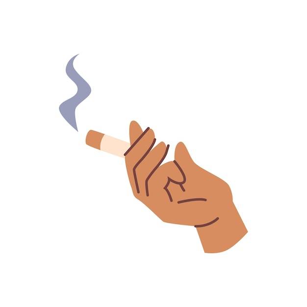 Рука сигаретой