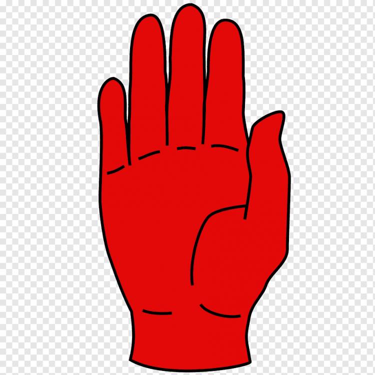 Красная рука рисунок