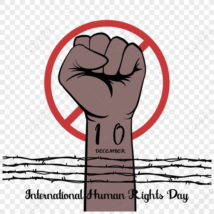 Международный день прав человека черный кулак, юбилей Png, праздник Png, черный Png изображение_Фото номер
