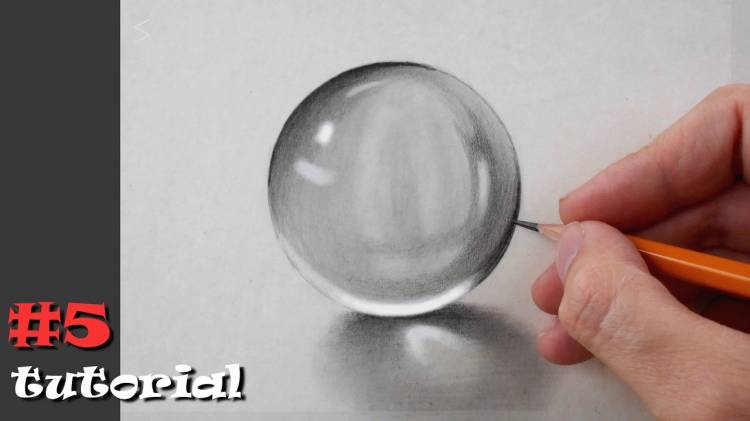 Как нарисовать реалистичный стеклянный шар