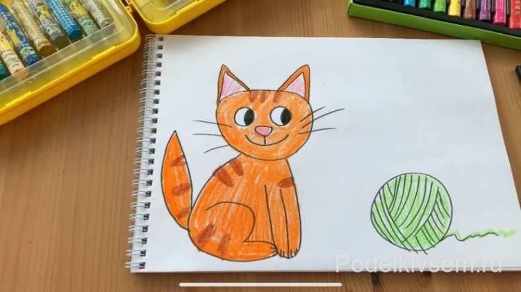 Как нарисовать кошку поэтапно карандашом легко и красиво 