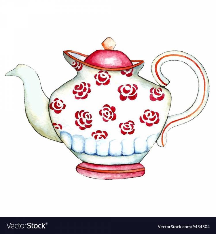 Нарисованный чайник