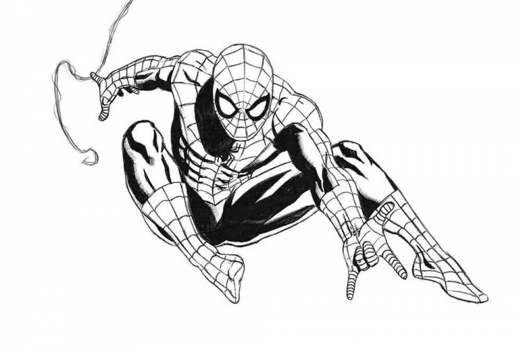 Как нарисовать Человека-паука