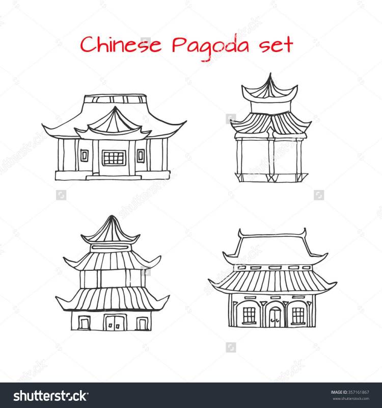 Пагода эскиз
