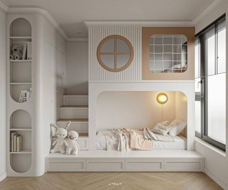 Интересные решения дизайна комнаты для двух детей
